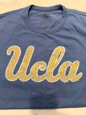 47 Brand Blue T-Shirt with Yellow UCLA Script